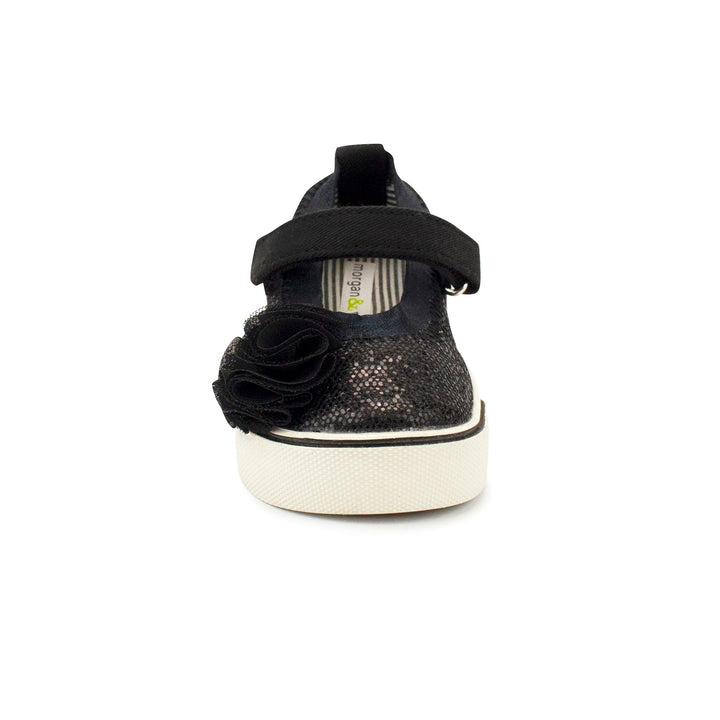 Zutano Dazzle Mary Jane Shoe - In black color