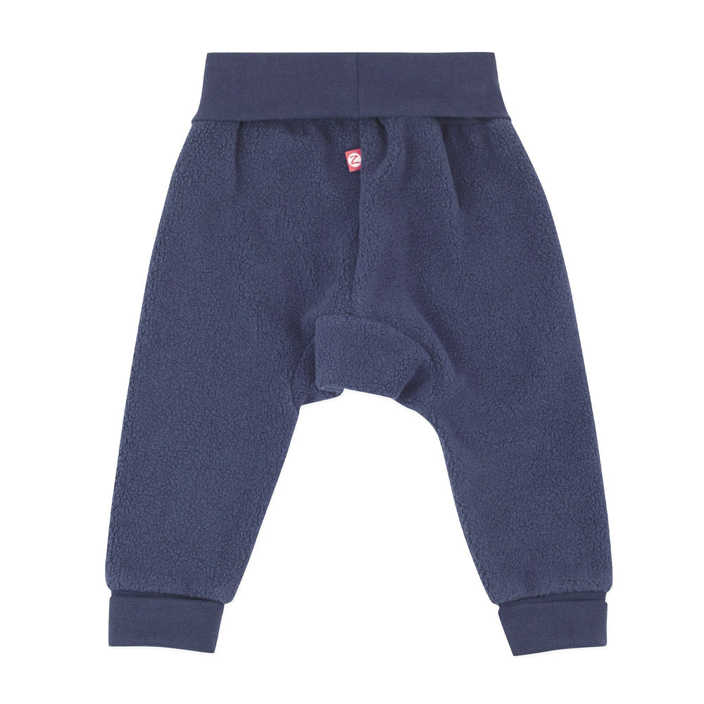 Zutano cozie fleece cuff pant - Denim navy