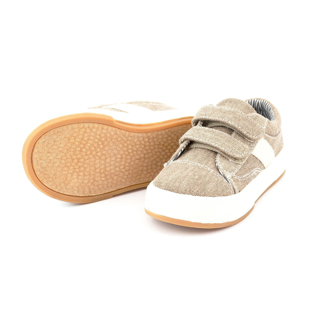 Zutano baby Shoe Miles Double V Shoe - Khaki