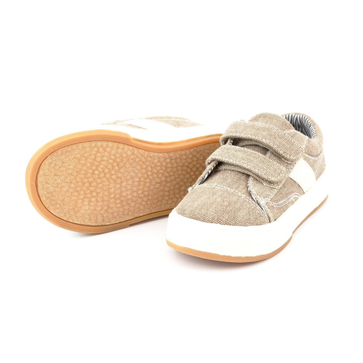 Zutano baby Shoe Miles Double V Shoe - Khaki