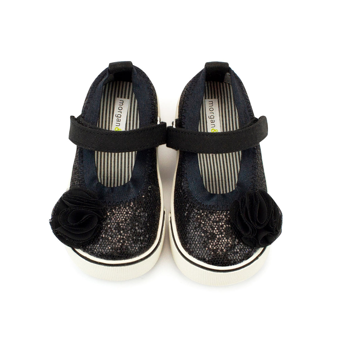 Elegant black Dazzle Mary Jane shoes
