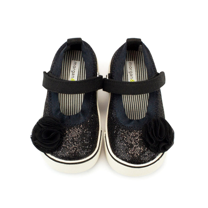 Elegant black Dazzle Mary Jane shoes