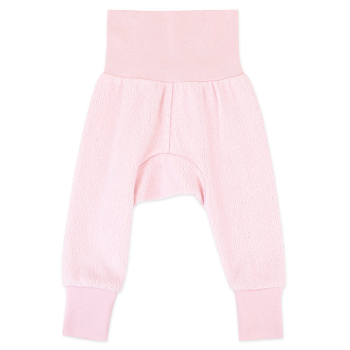 Zutano cozie fleece cuff pant - Baby pink