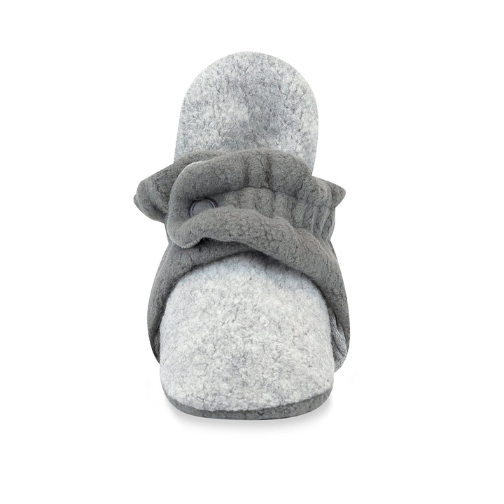 Zutano baby Bootie Cozie Fleece Color Block Baby Bootie - Heather Gray/Gray