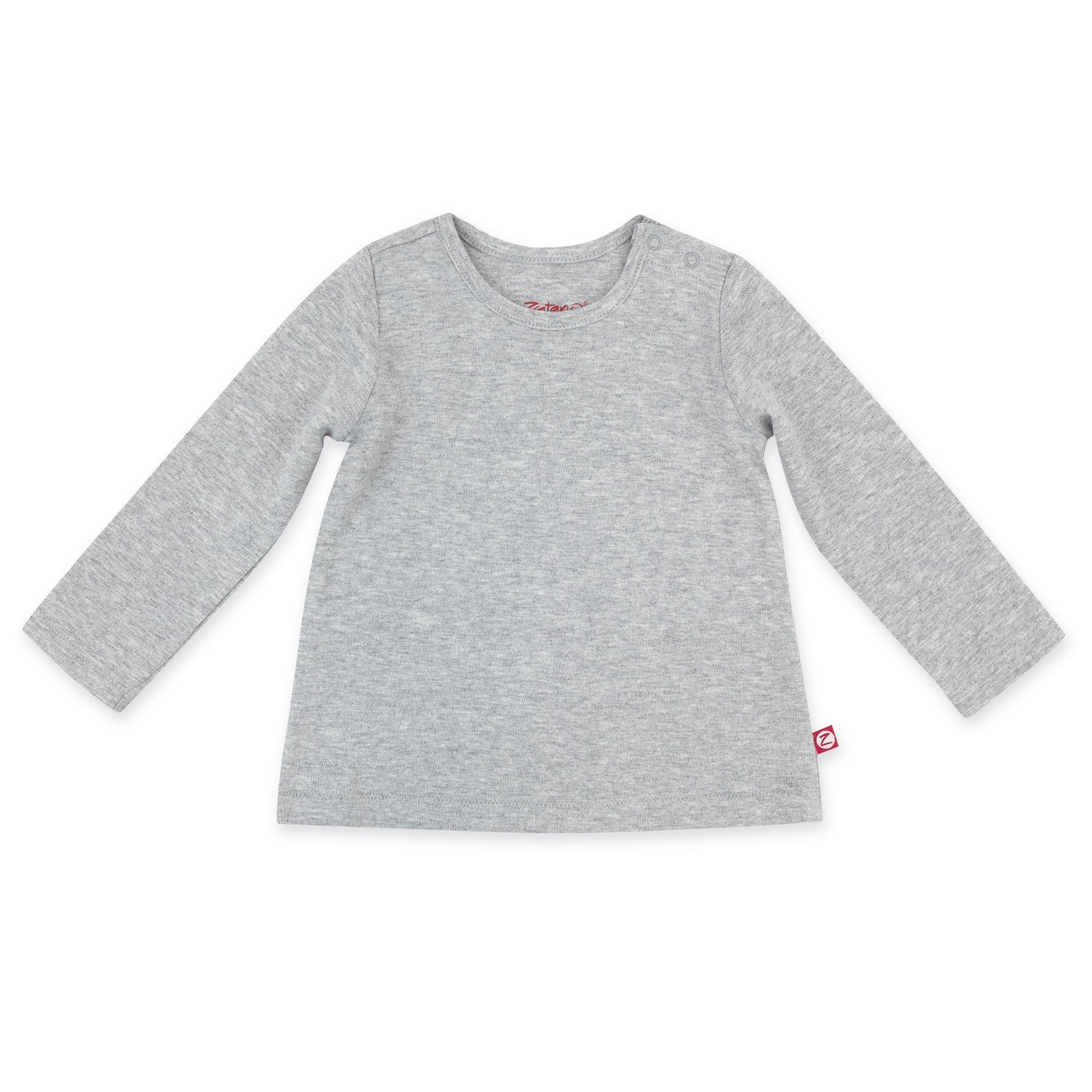 Organic Cotton Long Sleeve Swing Tee - Heather Gray – Zutano