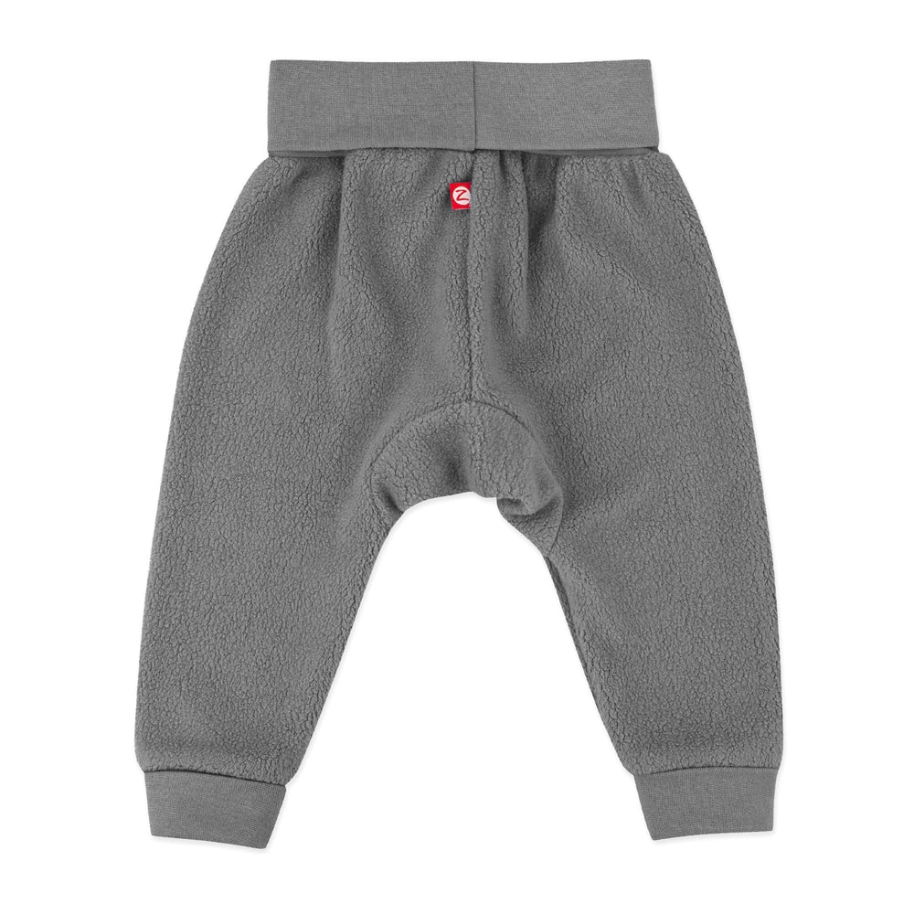 Zutano cozie fleece cuff pant - Gray