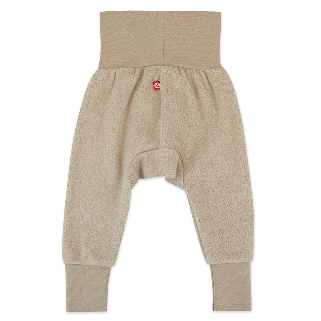 Zutano cozie fleece cuff pant - Khaki