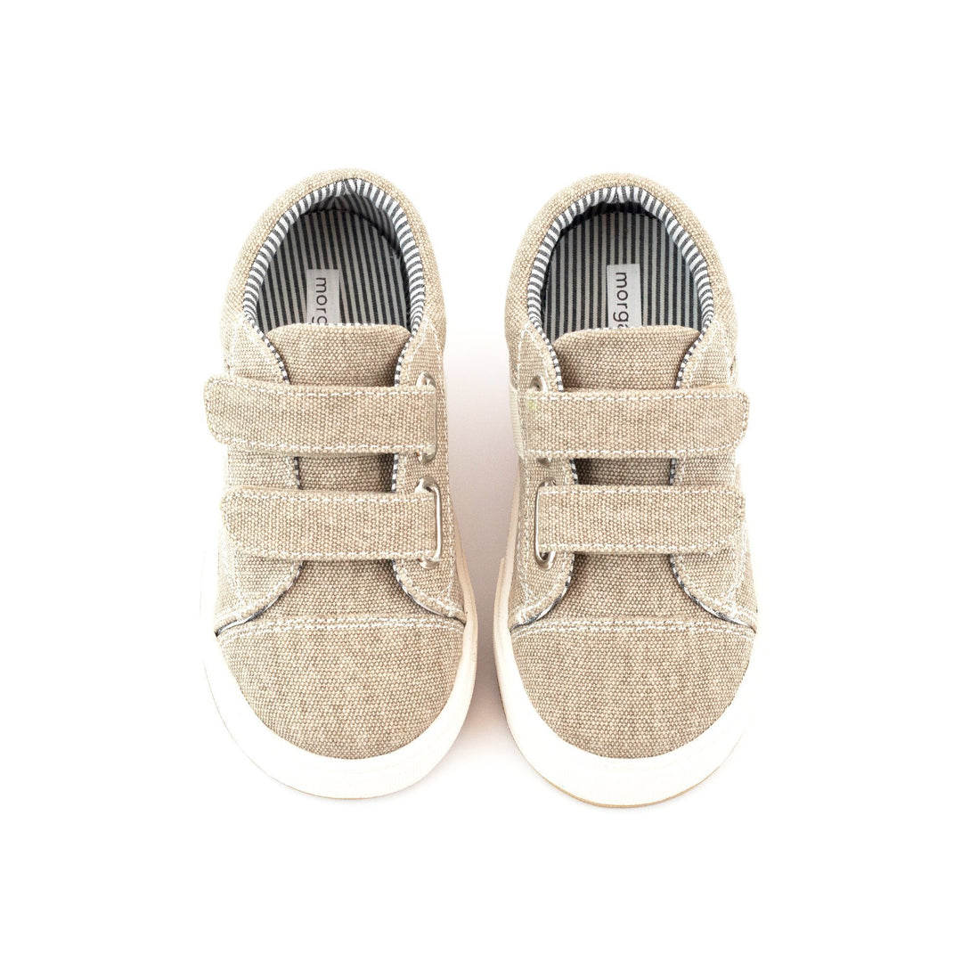 Zutano baby Shoe Miles Double V Shoe - Khaki
