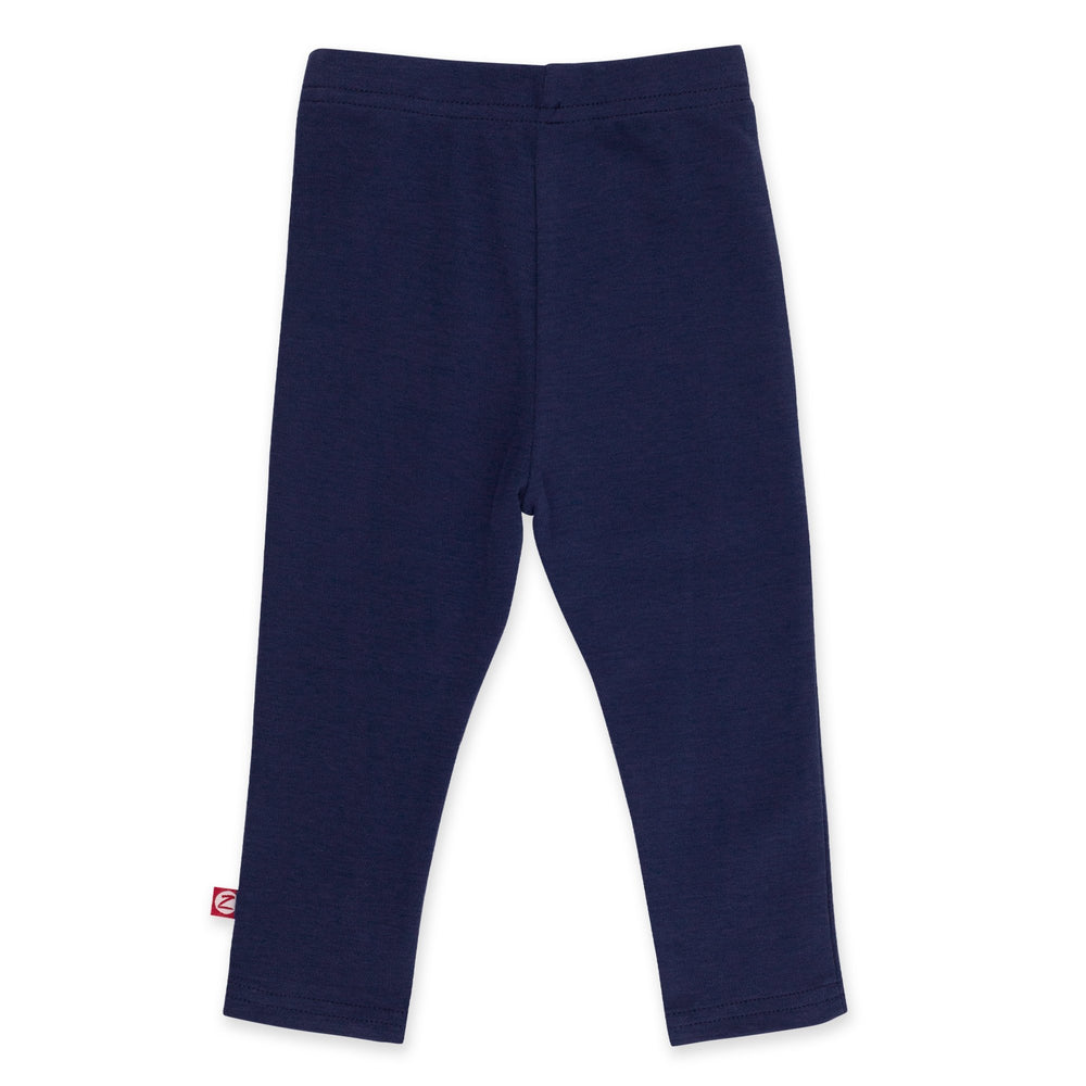 Zutano baby Bottom Organic Cotton Legging - True Navy