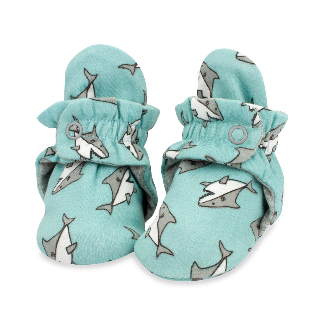 Organic Cotton Gripper Booties made with organic cotton.