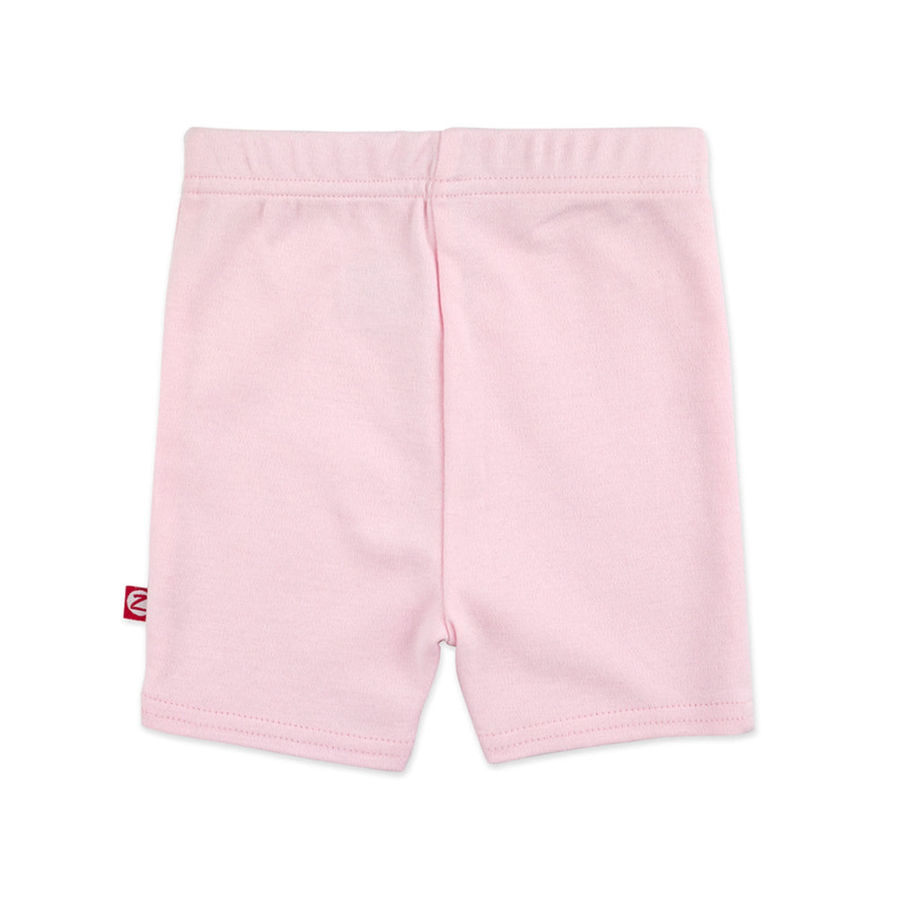 Zutano baby Bottom Organic Cotton Bike Short - Baby Pink