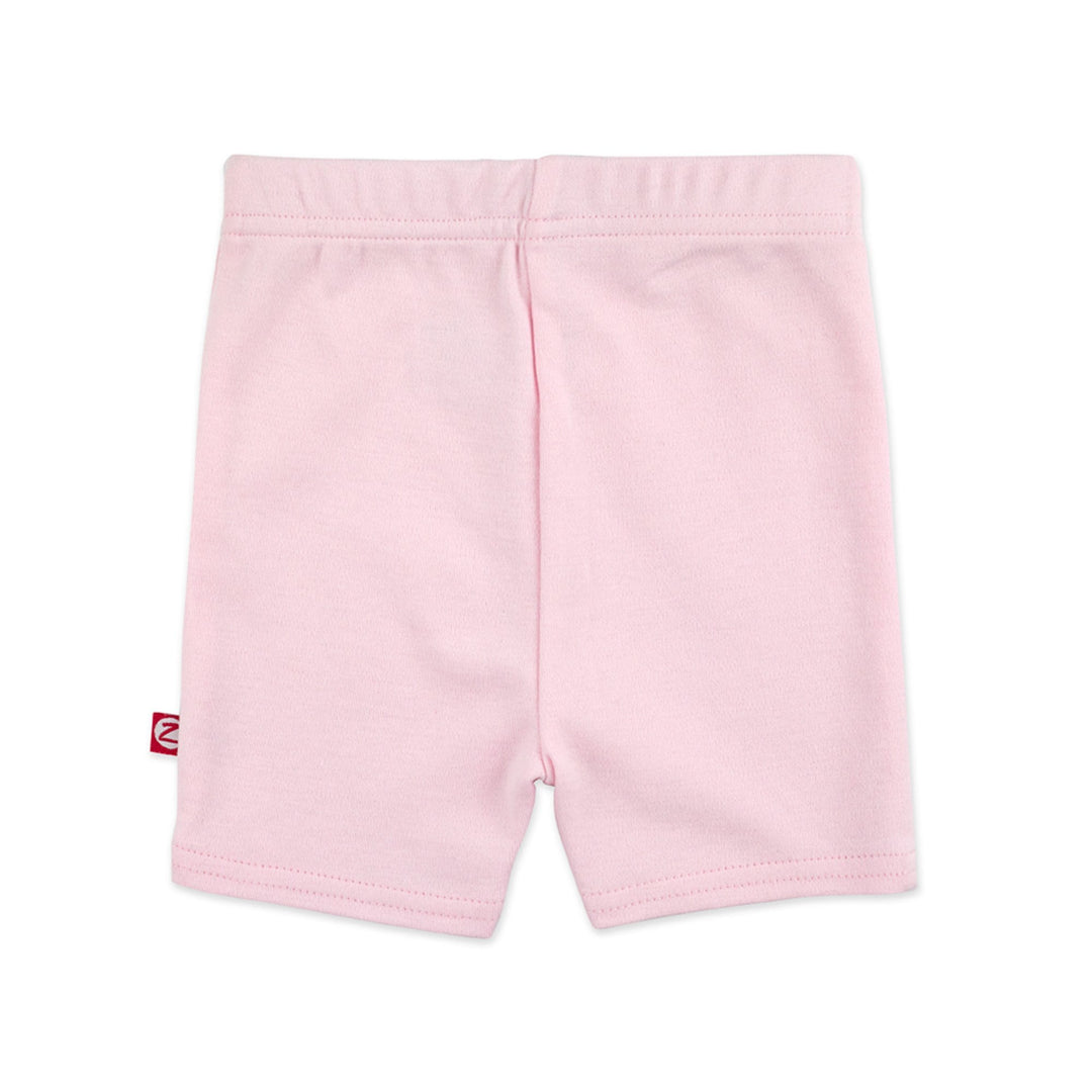 Zutano baby Bottom Organic Cotton Bike Short - Baby Pink