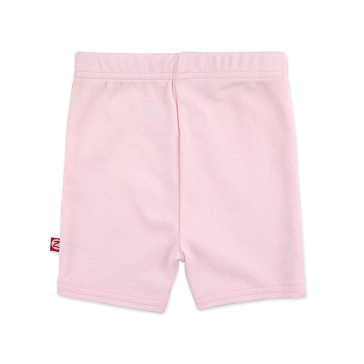 Zutano baby Bottom Organic Cotton Bike Short - Baby Pink