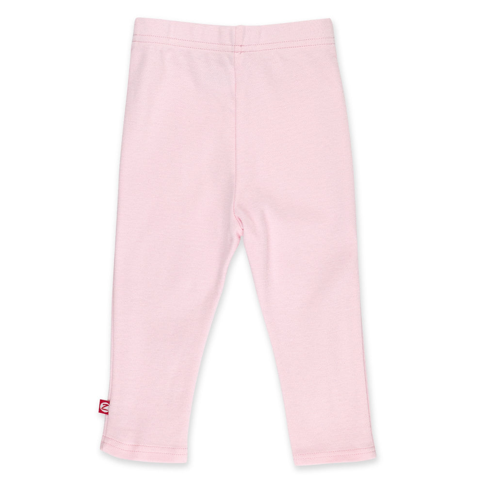 Zutano baby Bottom Organic Cotton Legging - Baby Pink