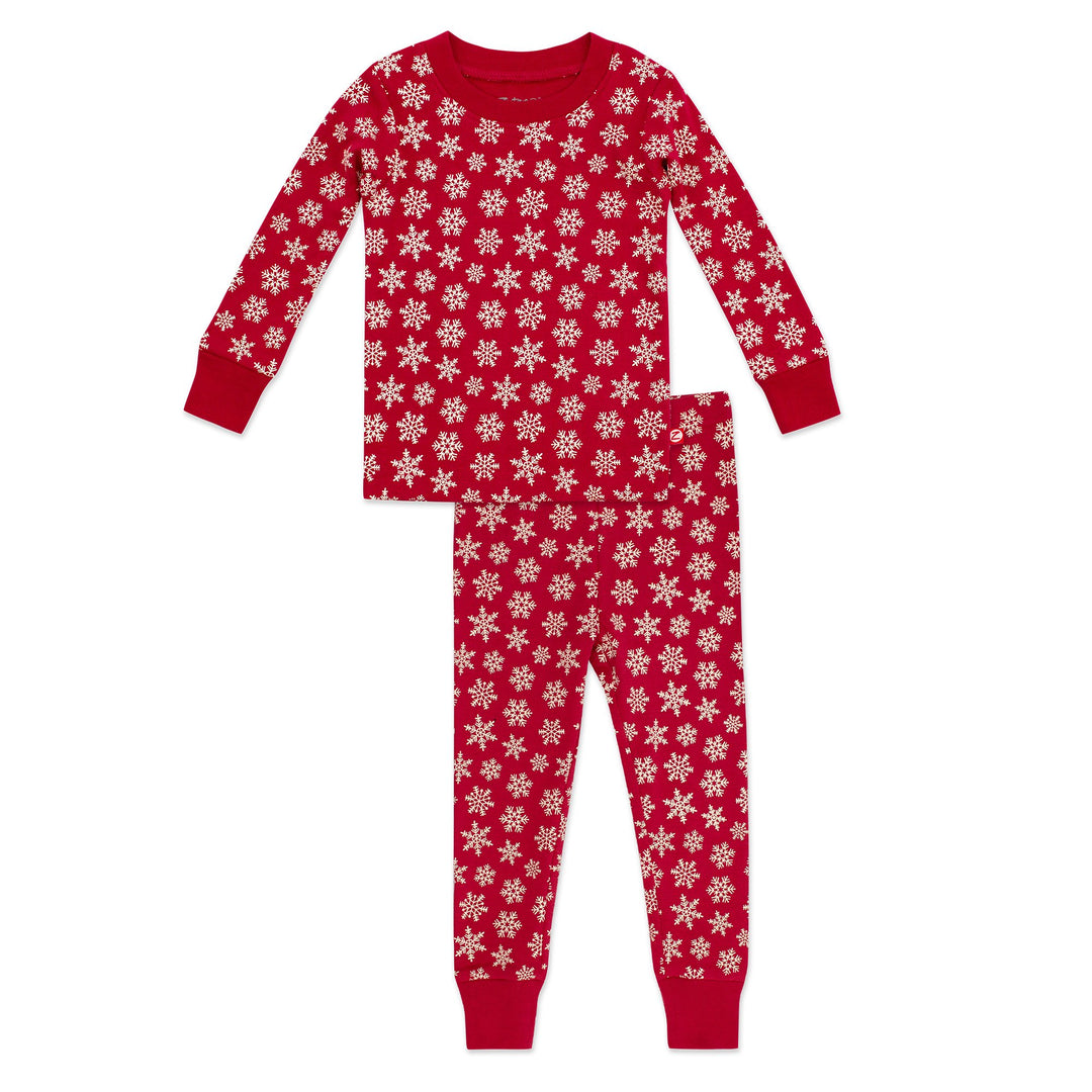 Zutano Snowflake Organic Cotton Pajama Set