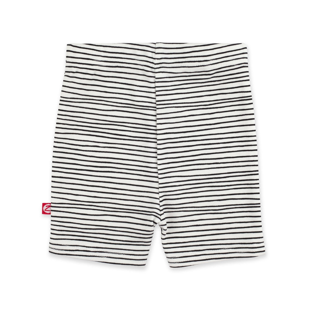 Zutano baby Bottom Pencil Stripe Organic Cotton Bike Short