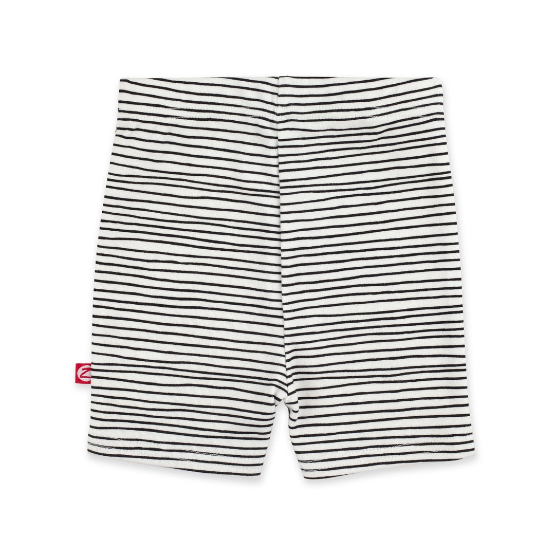 Zutano baby Bottom Pencil Stripe Organic Cotton Bike Short