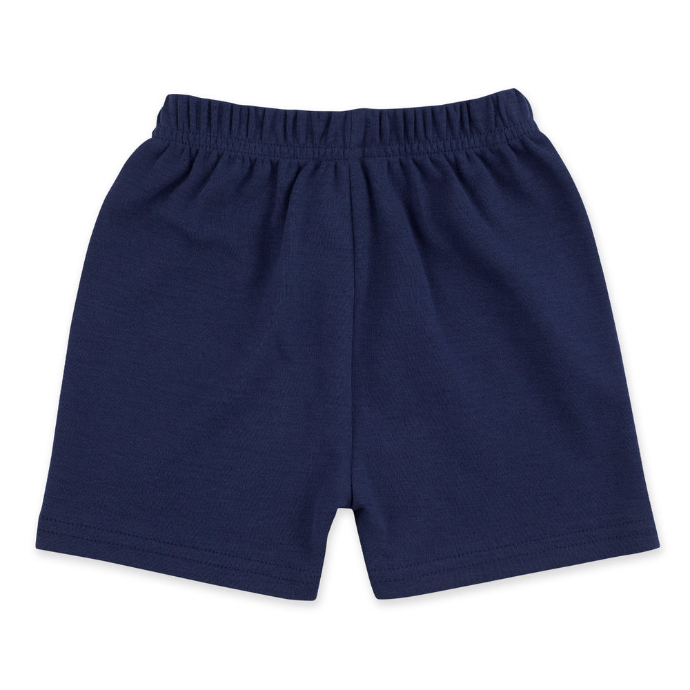 Zutano Bottom Solid Short - True Navy