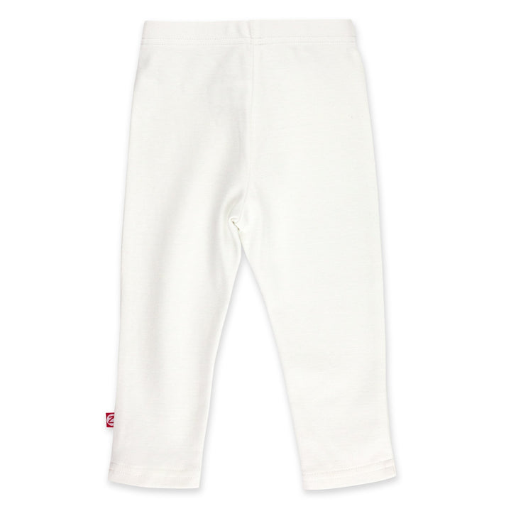 Zutano Bottom Solid Legging - White