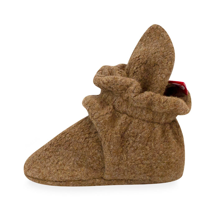 Zutano baby Bootie Cozie Fleece Baby Bootie - Heather Mocha