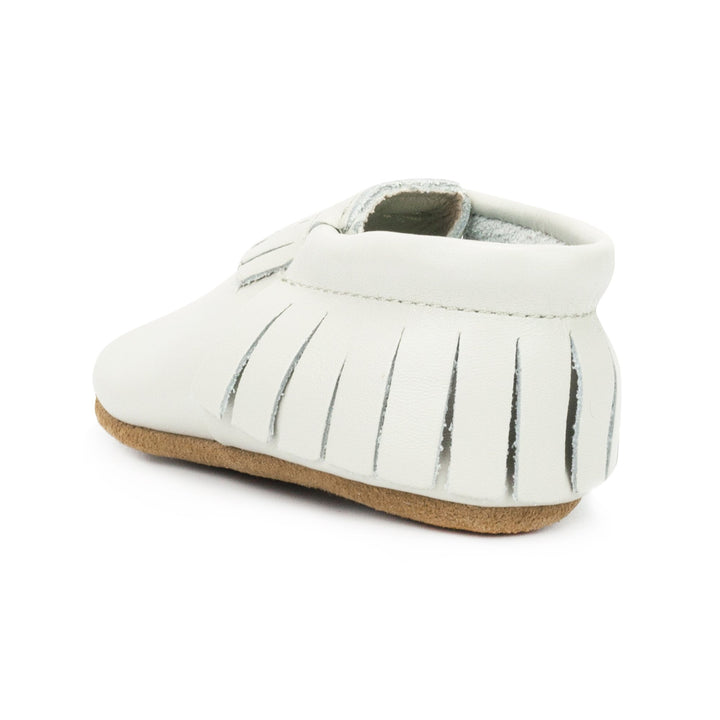 Zutano baby Shoe Pearl Leather Fringe Moccasins