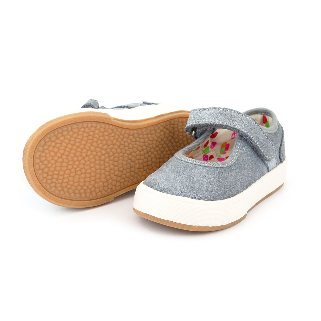 Zutano baby Shoe Charlotte Mary Jane Shoe - Blue Gray