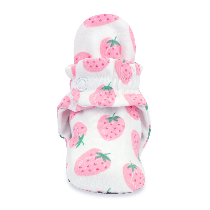 Organic Cotton Gripper Booties offer certified organic cotton interlock inside and out for extra comfort and softness at a lighter weight.