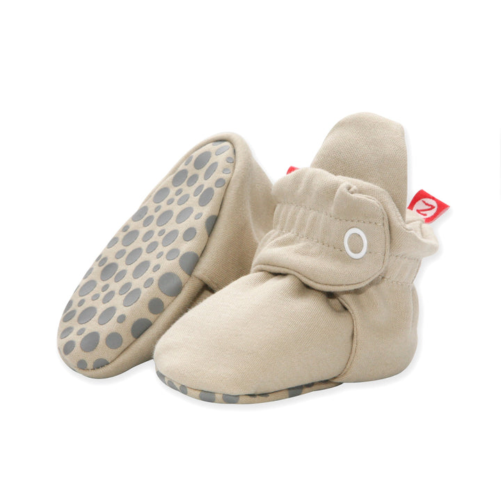 Zutano baby bootie 3 Pack - Olive/Cream/Khaki