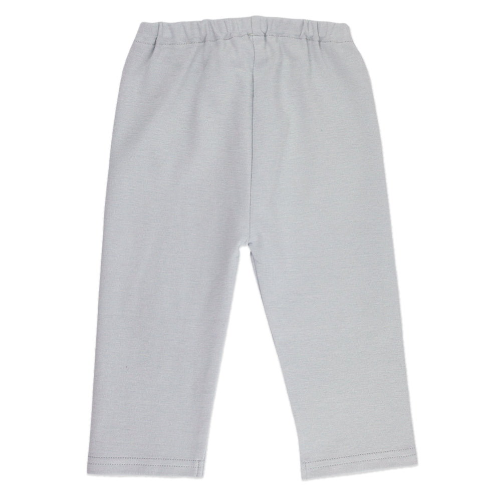 Zutano Bottom Organic Cotton Baby Pant - Light Gray