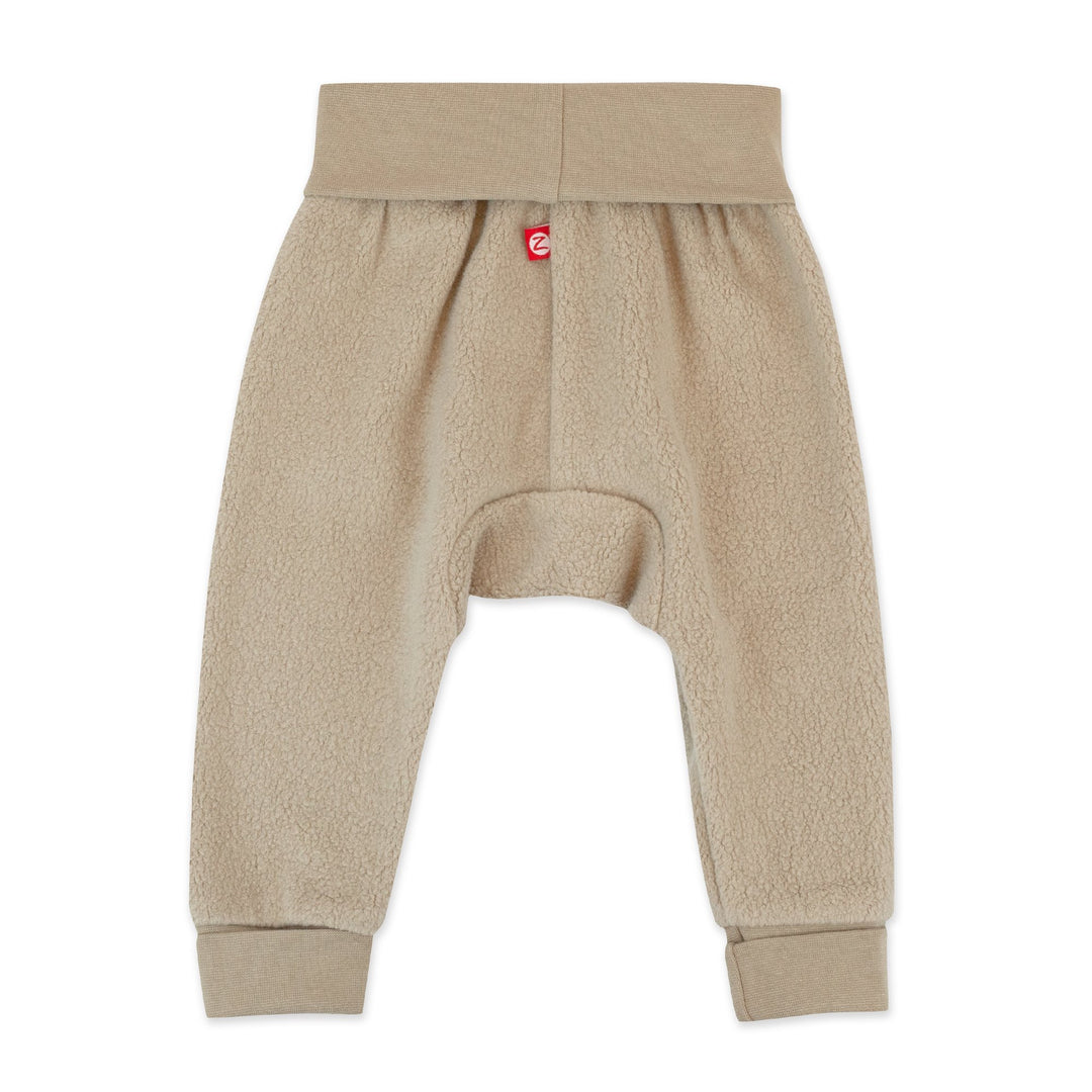 Zutano cozie fleece cuff pant - Khaki