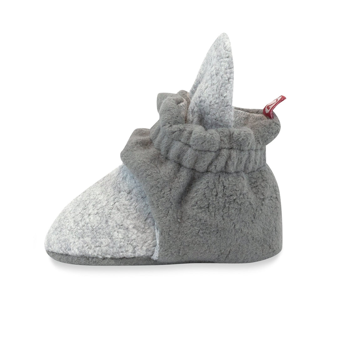 Zutano baby Bootie Cozie Fleece Color Block Baby Bootie - Heather Gray/Gray