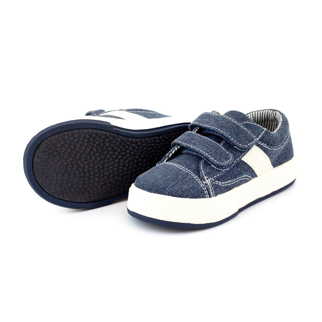 Zutano baby Shoe Miles Double V Shoe - Navy