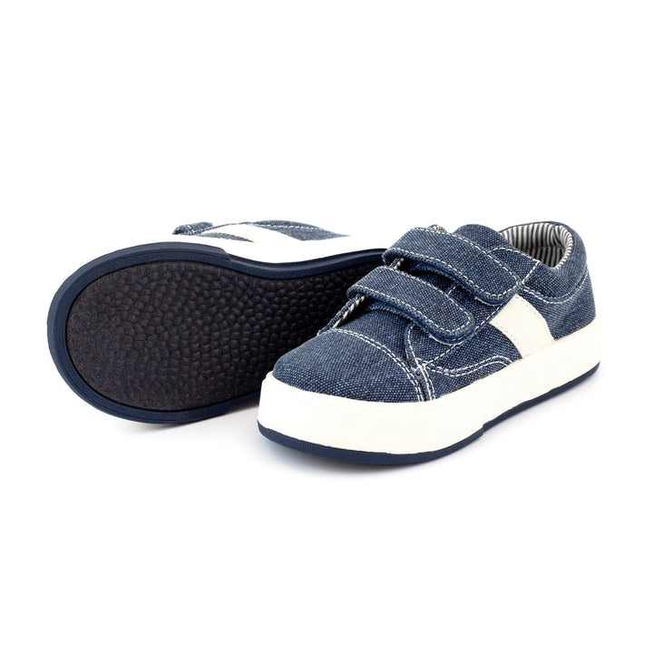 Zutano baby Shoe Miles Double V Shoe - Navy