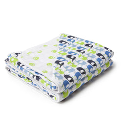 Zutano baby Blanket Blue Elephant Zzz Blanket