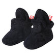 Zutano baby Bootie Cozie Fleece Baby Bootie 3 Pack - Gray/Black/Heather Gray