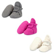 Zutano baby Bootie Cozie Fleece Baby Bootie 3 Pack - Gray/Fuchsia/Cream
