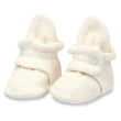 Zutano baby Bootie Cozie Fleece Baby Bootie 3 Pack - Heather Gray/Baby Pink/Cream