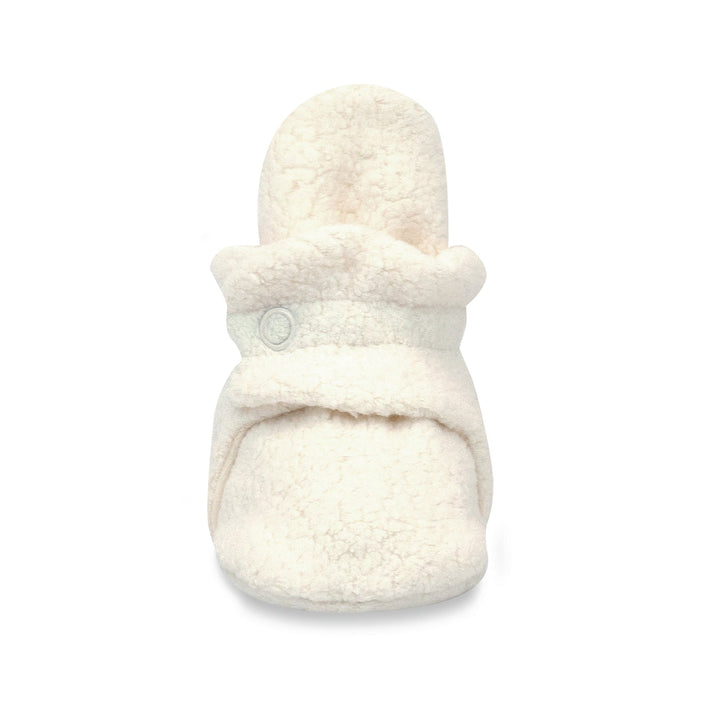 Zutano Cozie Fleece Stay-On Baby Bootie Slipper - Cream