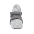 Zutano baby Bootie Cozie Fleece Color Block Gripper Baby Bootie - Heather Gray/Gray