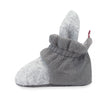 Zutano baby Bootie Cozie Fleece Color Block Gripper Baby Bootie - Heather Gray/Gray