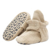 Zutano baby Bootie Cozie Fleece Gripper Baby Bootie 3 Pack - Black/Khaki/True Navy