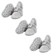 Zutano baby Bootie Cozie Fleece Gripper Baby Bootie 3 Pack - Heather Gray