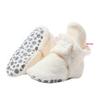 Zutano baby Bootie Cozie Fleece Gripper Baby Bootie 3 Pack - Heather Gray/Baby Pink/Cream