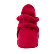 Zutano baby Bootie Cozie Fleece Gripper Baby Bootie - Cranberry