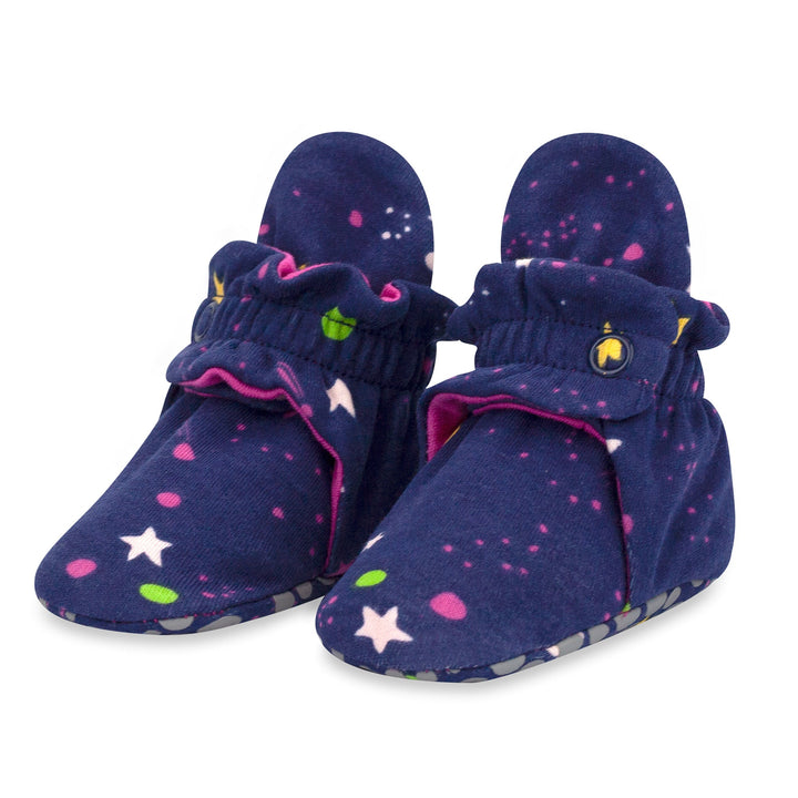 Zutano baby Bootie Galaxy Organic Cotton Gripper Baby Bootie