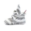Zutano baby Bootie Heather Stripe Organic Cotton Gripper Baby Bootie