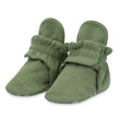 Zutano baby Bootie Organic Cotton Gripper Baby Bootie - Olive