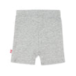 Zutano baby Bottom Organic Cotton Bike Short - Heather Gray
