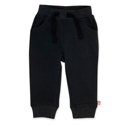 Zutano baby Bottom Organic Cotton Pocket Jogger Pant - Black