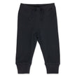 Zutano baby Bottom Organic Cotton Rib Jogger Pant - Black